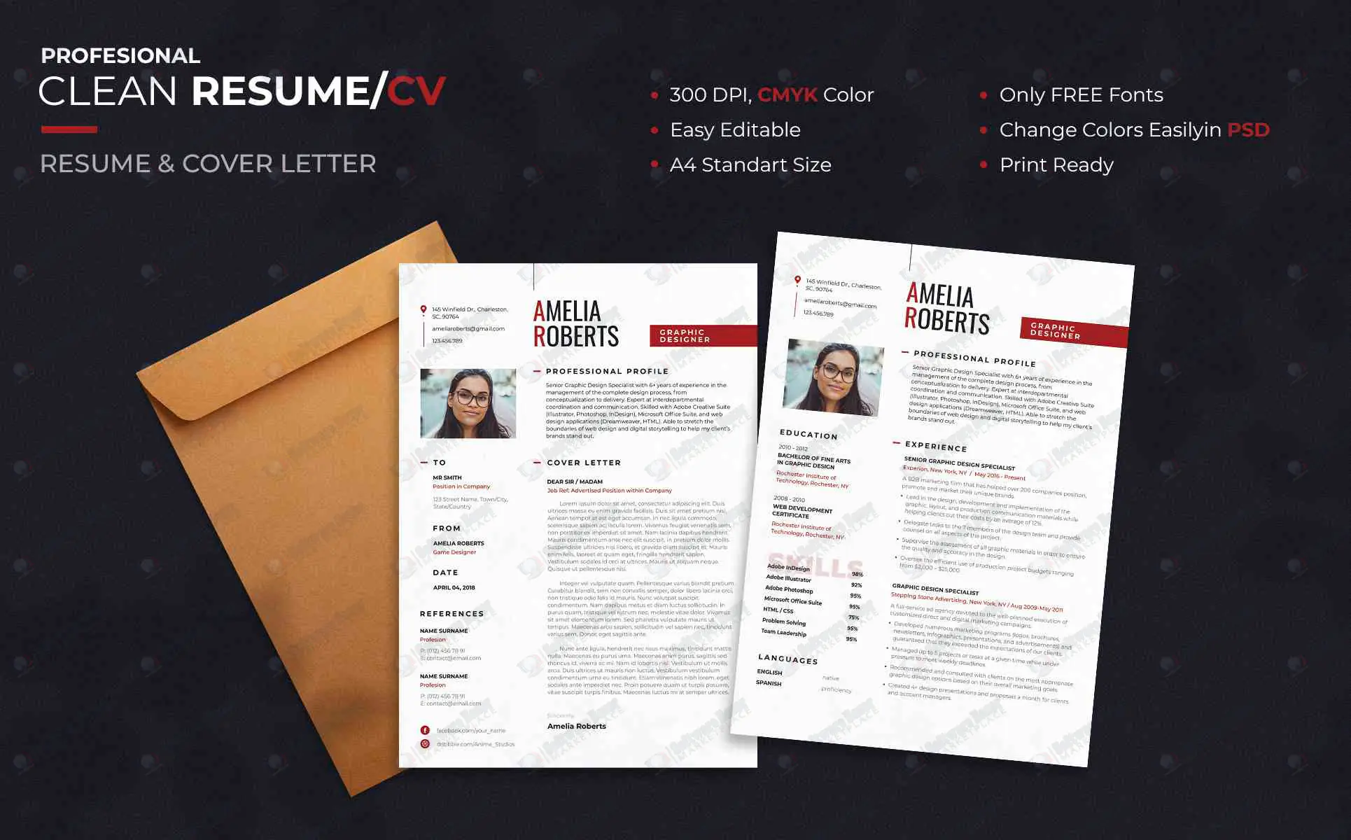 Graphic Design Resume Template