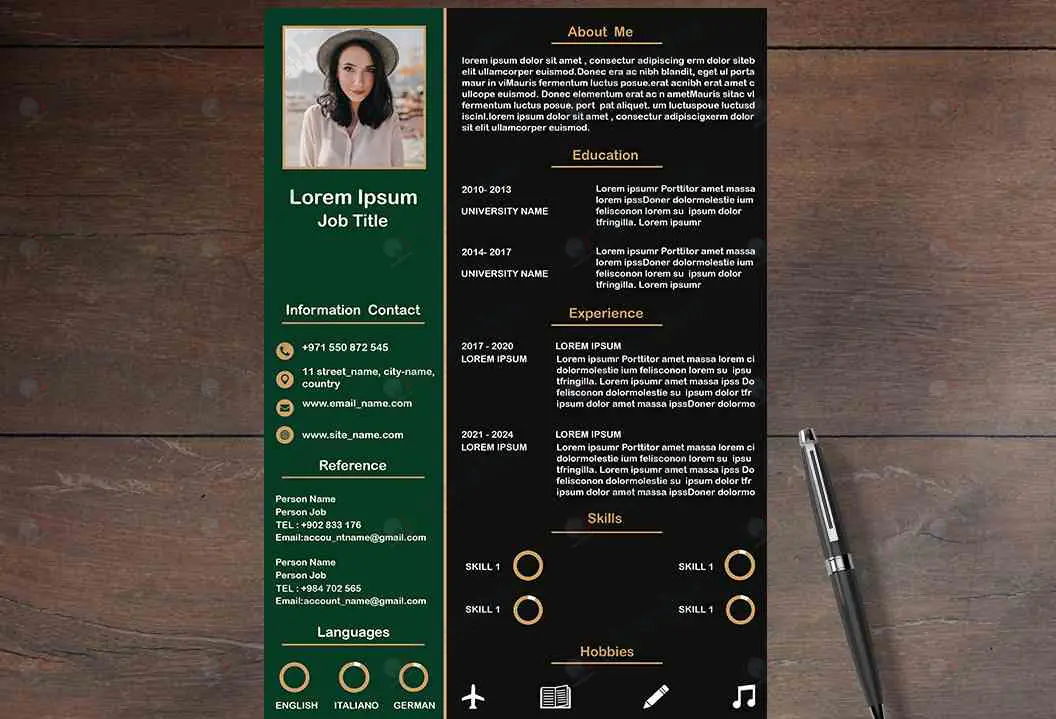 Modern Resume - CV Template Resume Template