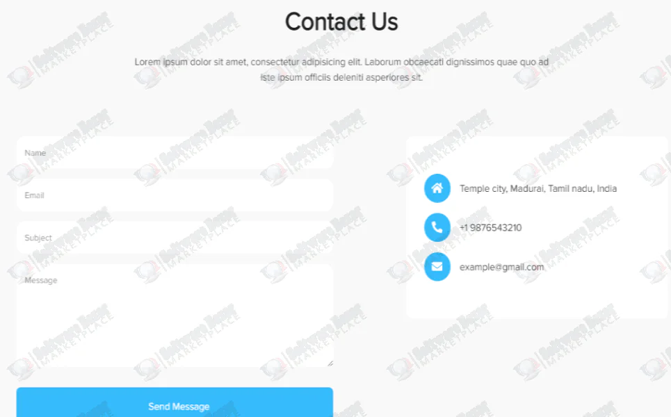 App and Office Landing Page