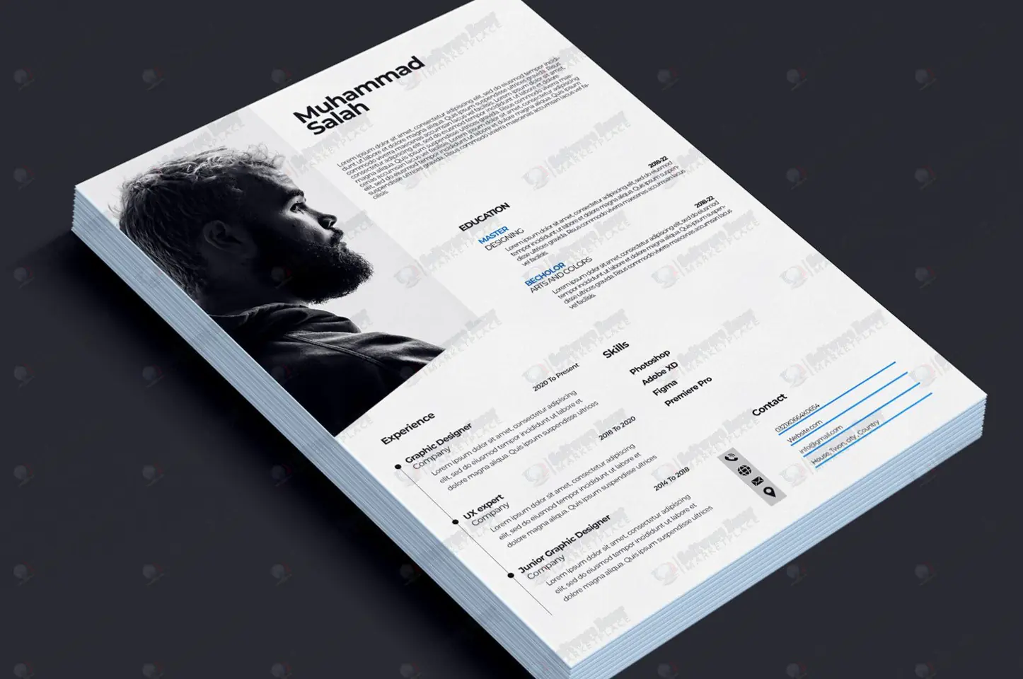 Resume CV | cover letter Resume Template Design