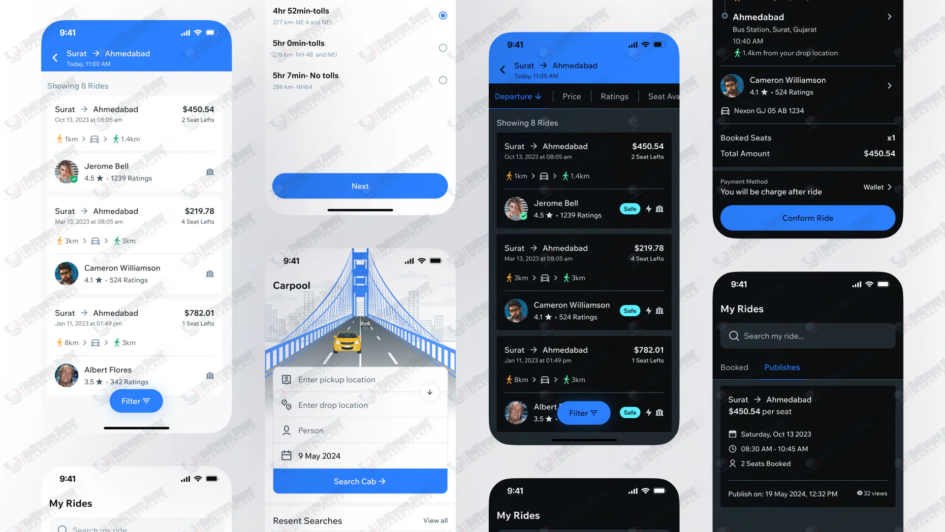 PoolMate | BlaBlaCar Clone | Complete Carpooling Solution